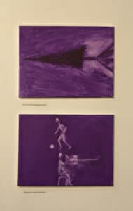 purple paintings