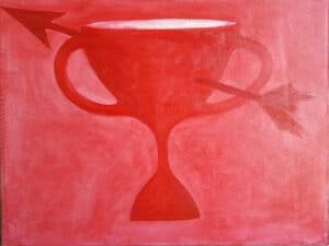 red painting