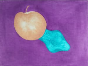 purple flash painting