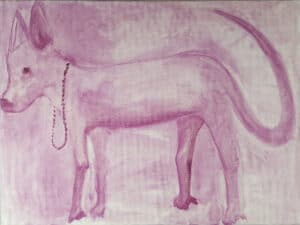 pink painting
